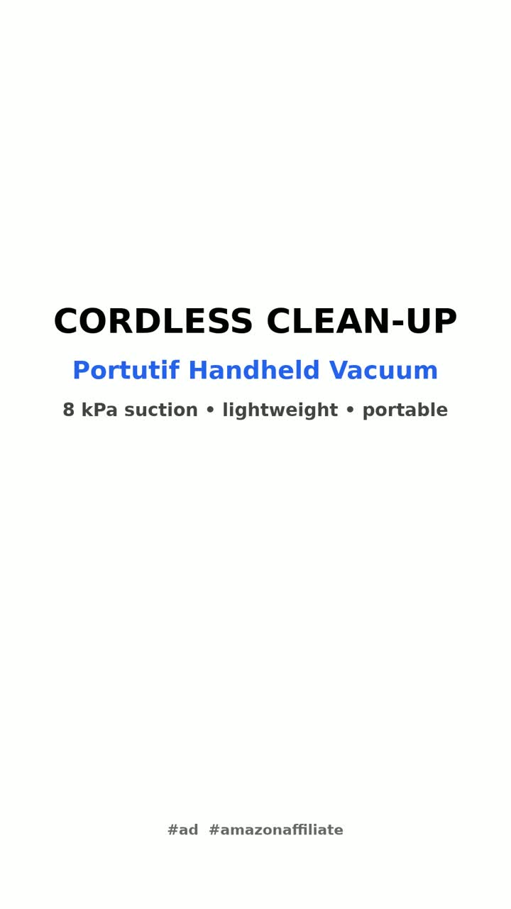 Cordless Handheld Vacuum